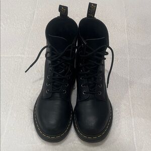 Dr. Martens Black Leather Boots 1460